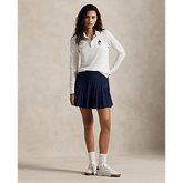 Ralph Lauren RLX Women Long-sleeve Tour Pique Val Novelty Bear Polo